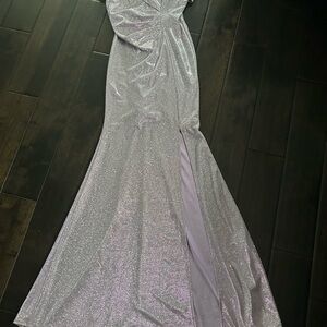 Elegant Lavender Evening Gown